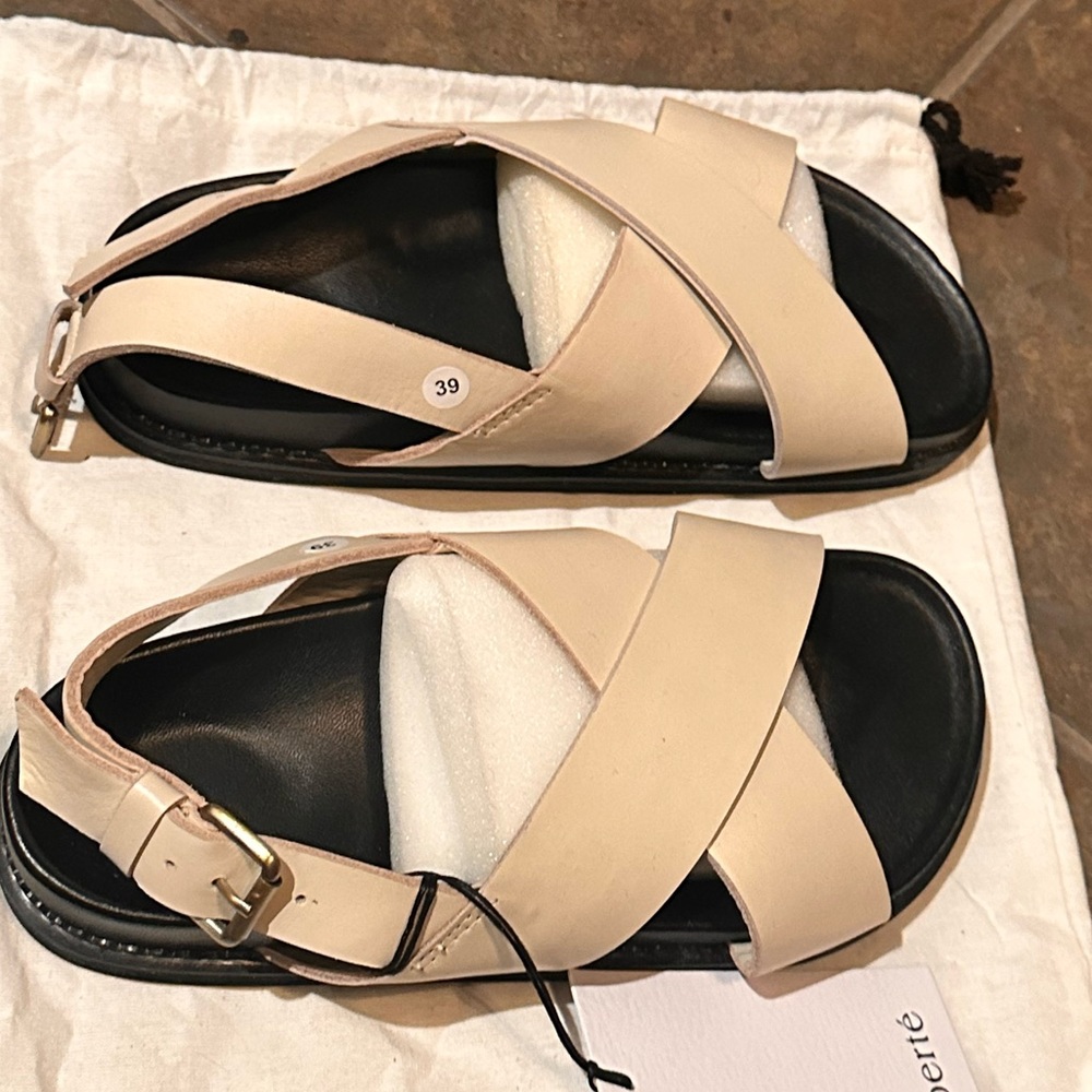 Liberte leather handmade capri sandal